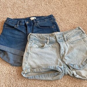 H&M Set of 2 Jean Shorts